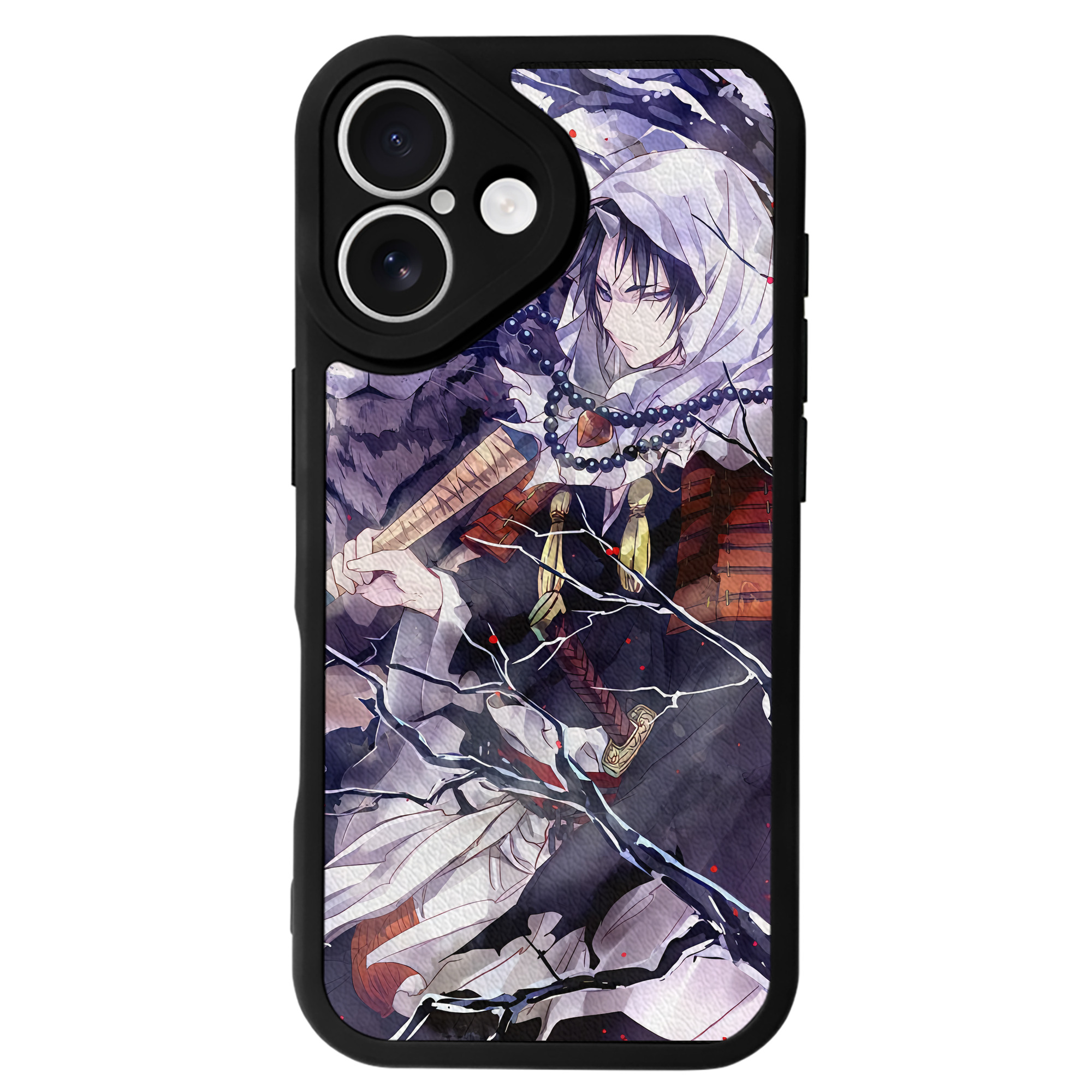 （画像用） 刀剣乱舞 Touken Ranbu 【iPhone 16シリーズ対応】シリコンスマホケース（レザー調） 材質：シリコン